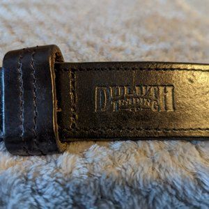 2 Duluth Trading Co Men’s Black & Brown Leather Belt Size 38